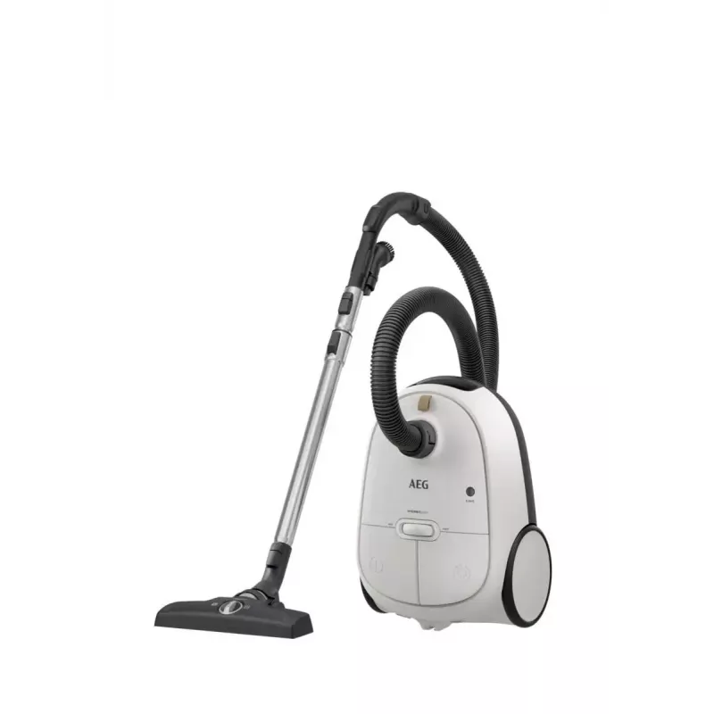 Cikloninis dulkių siurblys AEG AB61H6SW – 850 W, sausas valymas, 3,5 L dulkių maišelis, Allergy Plus filtras, baltas
