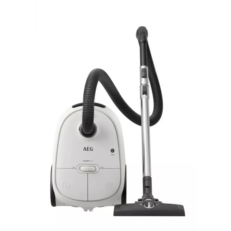 Cikloninis dulkių siurblys AEG AB61H6SW – 850 W, sausas valymas, 3,5 L dulkių maišelis, Allergy Plus filtras, baltas