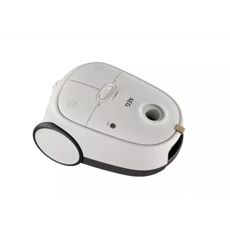 Cikloninis dulkių siurblys AEG AB61H6SW – 850 W, sausas valymas, 3,5 L dulkių maišelis, Allergy Plus filtras, baltas