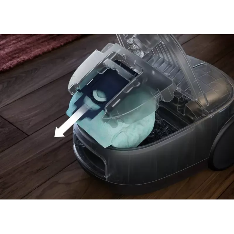 Cikloninis dulkių siurblys AEG AB61H6SW – 850 W, sausas valymas, 3,5 L dulkių maišelis, Allergy Plus filtras, baltas