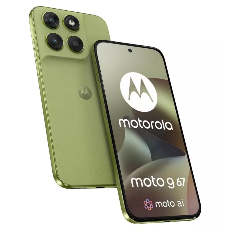 Išmanusis telefonas Motorola G67 5G 8GB/256GB Nile – 6,78 colio 120 Hz pOLED, Dimensity 6300, 50+8 MP, NFC, IP64