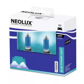Halogeninė lemputė Neolux H7 Blue Power Light 2 vnt., 12V 80W