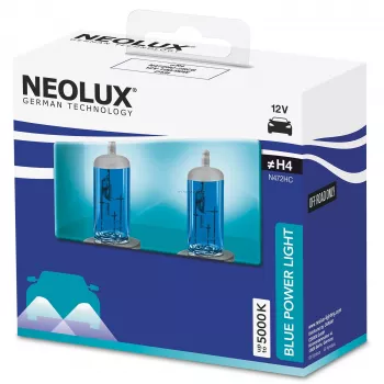 Halogeninė lemputė Neolux H4 Blue Power Light 2 vnt. — 12V, 100/90W