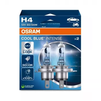 Osram H4 Cool Blue Intense Next Gen 2 vnt. | halogeninė lemputė | 12V, 60/55W