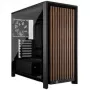 CORSAIR FRAME 4000D RS Wood Mid-Tower PC korpusas — juodas/riešutas