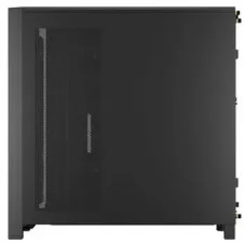 CORSAIR FRAME 4000D RS Wood Mid-Tower PC korpusas — juodas/riešutas
