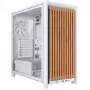 Kompiterio korpusas CORSAIR FRAME 4000D RS Wood White/Oak, Mid-Tower ATX, grūdintas stiklas