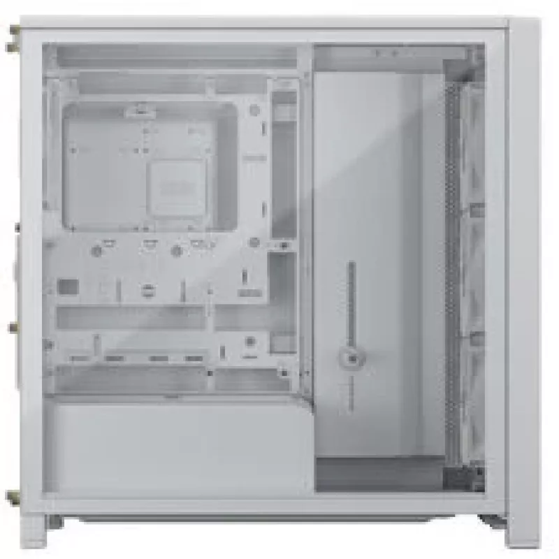 Kompiterio korpusas CORSAIR FRAME 4000D RS Wood White/Oak, Mid-Tower ATX, grūdintas stiklas