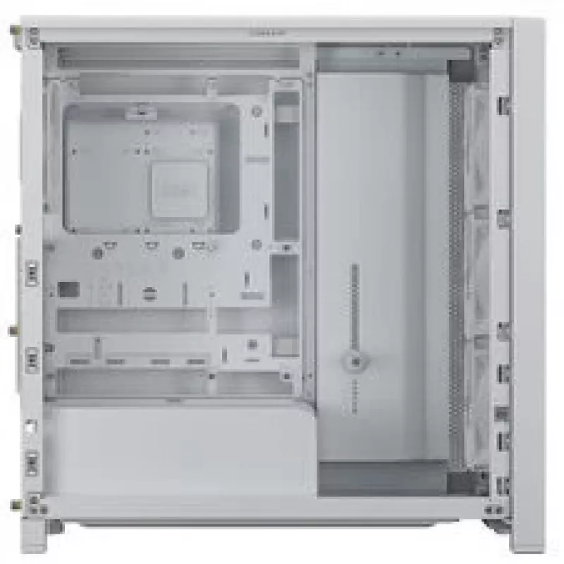 Kompiterio korpusas CORSAIR FRAME 4000D RS Wood White/Oak, Mid-Tower ATX, grūdintas stiklas