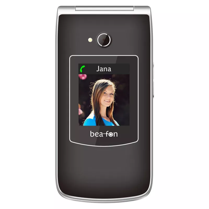 Beafon SL645 LTE Großtasten-Klapphandy 4G Senioren-Telefon Schwarz-Silber 2,8