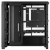Corsair FRAME 4000X RS vidutinio bokšto korpusas juodas RGB ventiliatoriai 4x RS120 PWM