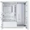 Corsair FRAME 4000X RS vidutinio bokšto kompiuterio korpusas, grūdintas stiklas, baltas