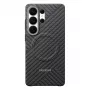 Samsung Carbon Magnet Case Galaxy S26 Ultra, tamsiai pilka