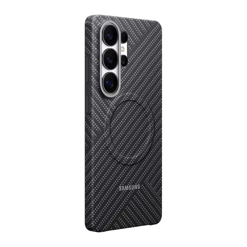 Samsung Carbon Magnet Case Galaxy S26 Ultra, tamsiai pilka