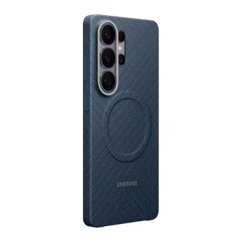 SAMSUNG anglies pluošto magnetinis dėklas, skirtas Galaxy S26 Ultra, tamsiai mėlynas (EF-KS948SCEGWW)
