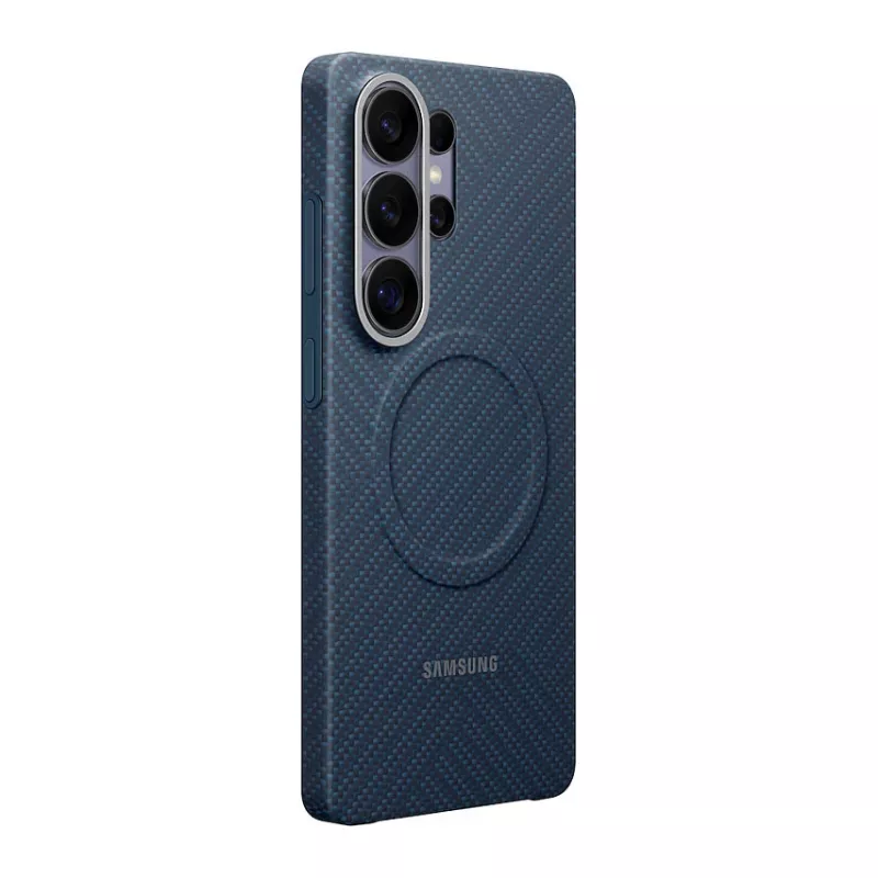SAMSUNG anglies pluošto magnetinis dėklas, skirtas Galaxy S26 Ultra, tamsiai mėlynas (EF-KS948SCEGWW)