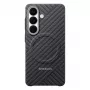 Samsung Carbon Magnet Dėklas Galaxy S26, Tamsiai Pilka