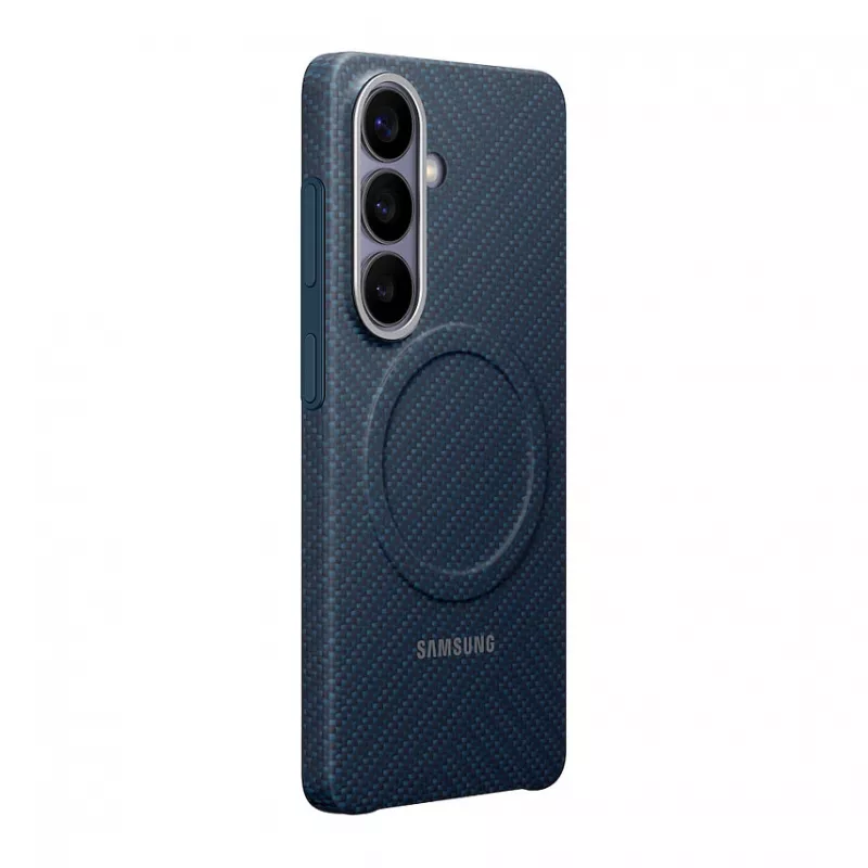 SAMSUNG anglies pluošto magnetinis dėklas, skirtas Galaxy S26, tamsiai mėlynas (EF-KS942SCEGWW)