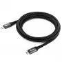 EQUIP USB4 Gen 2x2 C–C laidas 3,0 m, PD 100 W, 4K/60 Hz, 20 Gbps, juodas