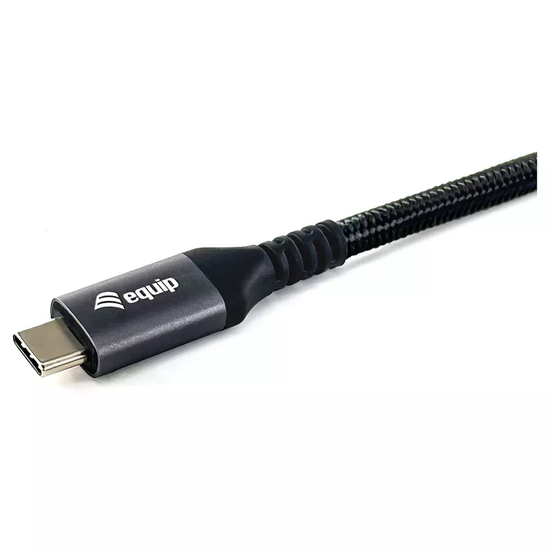 EQUIP USB4 Gen 2x2 C–C laidas 3,0 m, PD 100 W, 4K/60 Hz, 20 Gbps, juodas