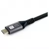 EQUIP USB4 Gen 2x2 C–C laidas 3,0 m, PD 100 W, 4K/60 Hz, 20 Gbps, juodas