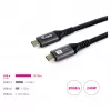 EQUIP USB4 Gen 2x2 C–C laidas 3,0 m, PD 100 W, 4K/60 Hz, 20 Gbps, juodas