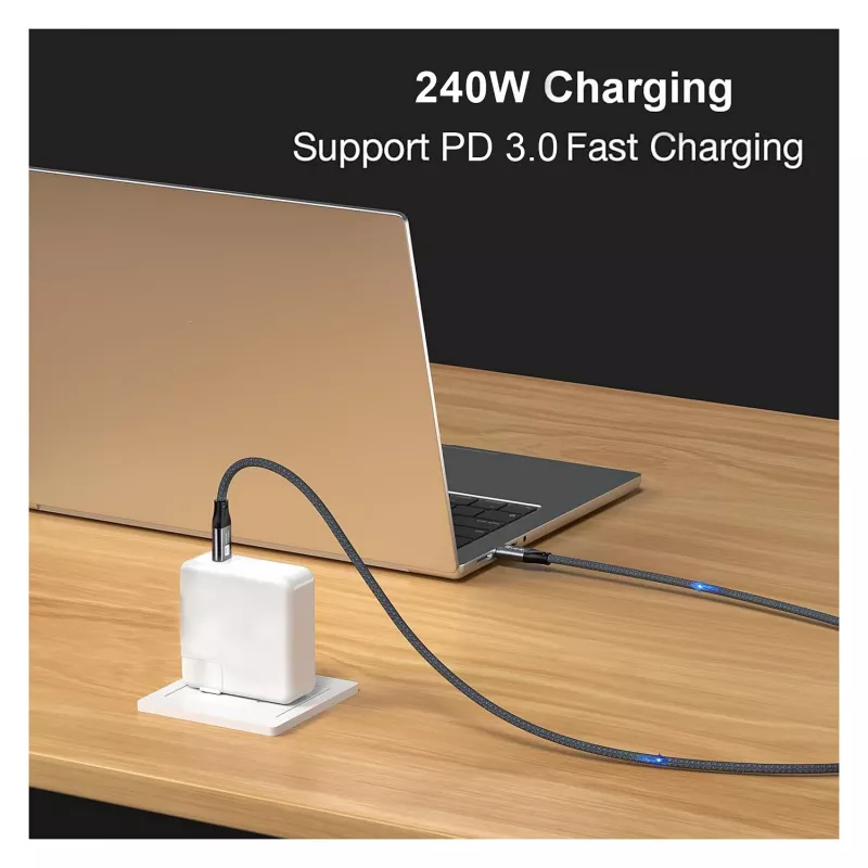 EQUIP USB4 Gen 2x2 C–C laidas 3,0 m, PD 100 W, 4K/60 Hz, 20 Gbps, juodas