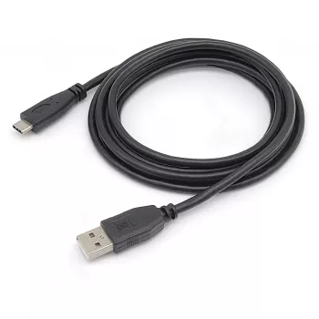 EQUIP USB 2.0 C į A laidas M/M 0,5 m, USB 2.0, 0,48 Gbit/s, nikeliuoti kontaktai, juoda