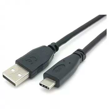 EQUIP USB 2.0 C į A laidas M/M 0,5 m, USB 2.0, 0,48 Gbit/s, nikeliuoti kontaktai, juoda