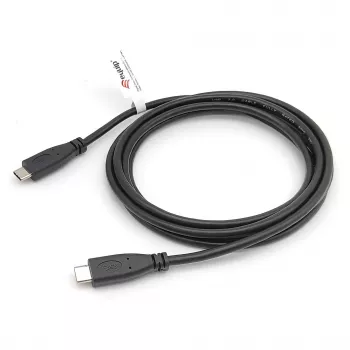 EQUIP USB 2.0 laidas Type-C į Type-C M/M 0,3 m PD 60W, 480 Mbps, nikeliuoti kontaktai, juodas