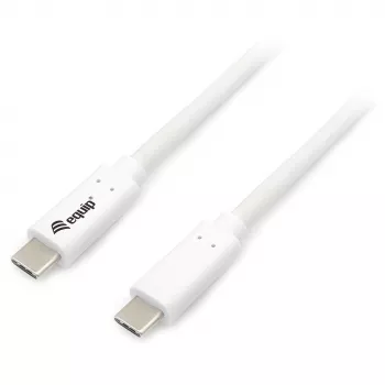 EQUIP USB 3.2 Gen 1 USB-C į USB-C laidas 0,5 m PD 60W 5Gbps baltas
