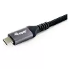 USB4 Gen3x2 C–C laidas EQUIP 128380, 0,5 m, PD 3.1 240 W, 40 Gbps, 8K/60 Hz, juodas