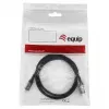 USB4 Gen3x2 C–C laidas EQUIP 128380, 0,5 m, PD 3.1 240 W, 40 Gbps, 8K/60 Hz, juodas
