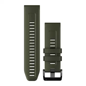 Garmin fenix 7X 26 mm QuickFit silikoninis dirželis Moss (samanų spalvos)