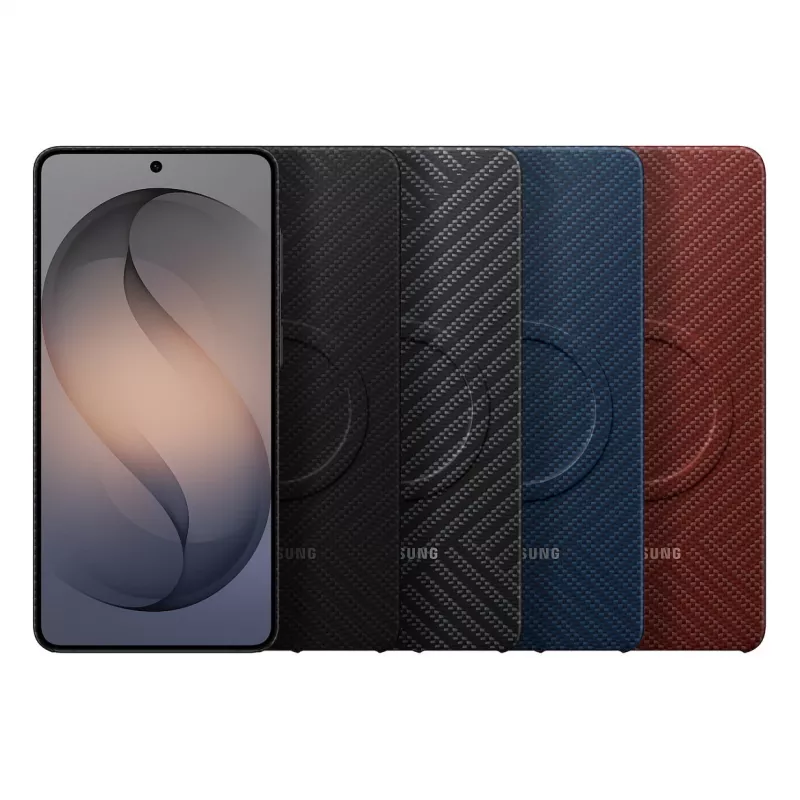 Samsung Carbon Magnet Dėklas Galaxy S26+, Raudonas