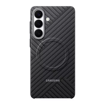Samsung Carbon Magnet Dėklas Galaxy S26+, Tamsiai Pilkas