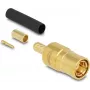 DELOCK SMB kištukas 91786 užspaudimui ant RG-174 ir RG-316 kabelių su termosusitraukiančiu vamzdeliu