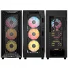 Corsair 3200D RS ARGB vidutinis bokštas našiam kompiuteriui - juodas - ATX