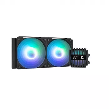 ZALMAN ALPHA2 V2 A24 240 mm CPU skysčio aušintuvas – uždaras AIO, juodas
