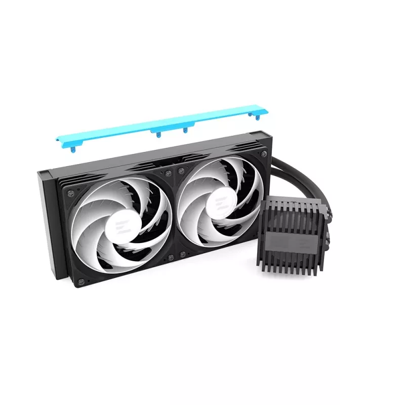 ZALMAN ALPHA2 V2 A24 240 mm CPU skysčio aušintuvas – uždaras AIO, juodas