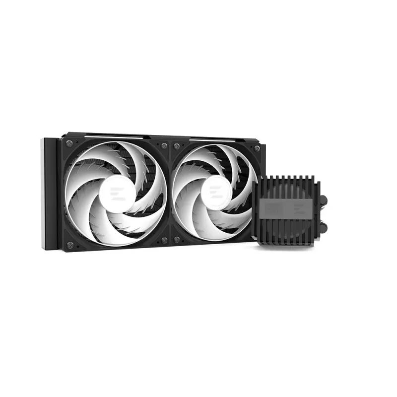 ZALMAN ALPHA2 V2 A24 240 mm CPU skysčio aušintuvas – uždaras AIO, juodas