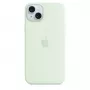 Silicone Dėklas su MagSafe Apple iPhone 15 Plus – Silikonas, Mėtų, 6,7 colio iPhone 15 Plus