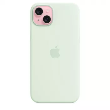 Silicone Dėklas su MagSafe Apple iPhone 15 Plus – Silikonas, Mėtų, 6,7 colio iPhone 15 Plus