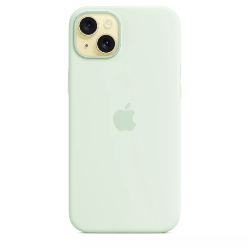 Silicone Dėklas su MagSafe Apple iPhone 15 Plus – Silikonas, Mėtų, 6,7 colio iPhone 15 Plus