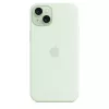 Silicone Dėklas su MagSafe Apple iPhone 15 Plus – Silikonas, Mėtų, 6,7 colio iPhone 15 Plus