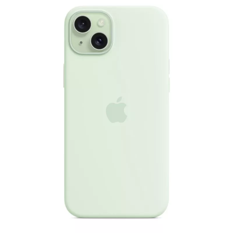 Silicone Dėklas su MagSafe Apple iPhone 15 Plus – Silikonas, Mėtų, 6,7 colio iPhone 15 Plus