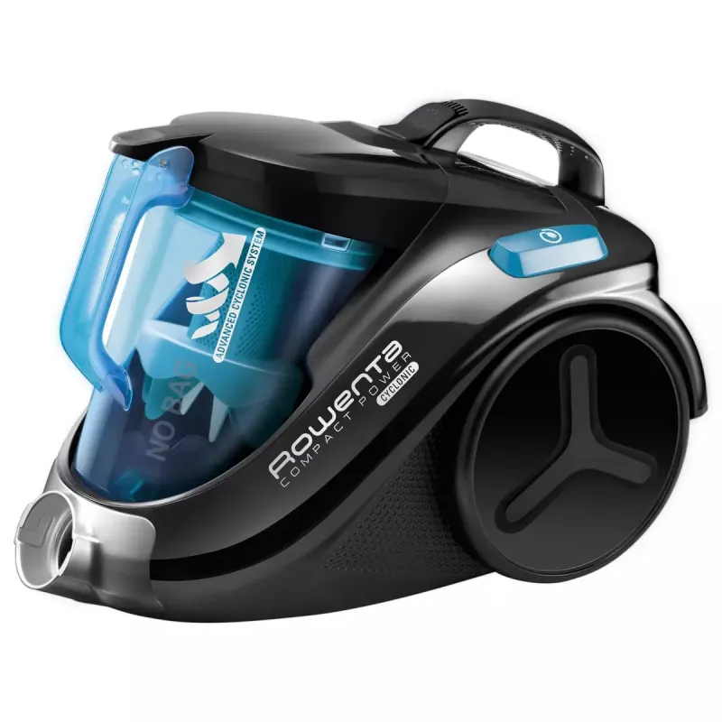 Cikloninis dulkių siurblys ROWENTA Compact Power RO3731 – 750 W, sausas valymas, be maišelio 1,5 l, putų + HEPA filtravimas