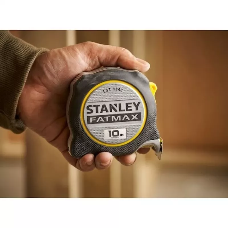 Matavimo juosta Stanley FMHT38232-0 10 m, juoda/geltona