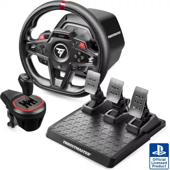 Vairavimo ratas su grįžtamuoju ryšiu Thrustmaster T248R su pavarų perjungikliu PS5/PC