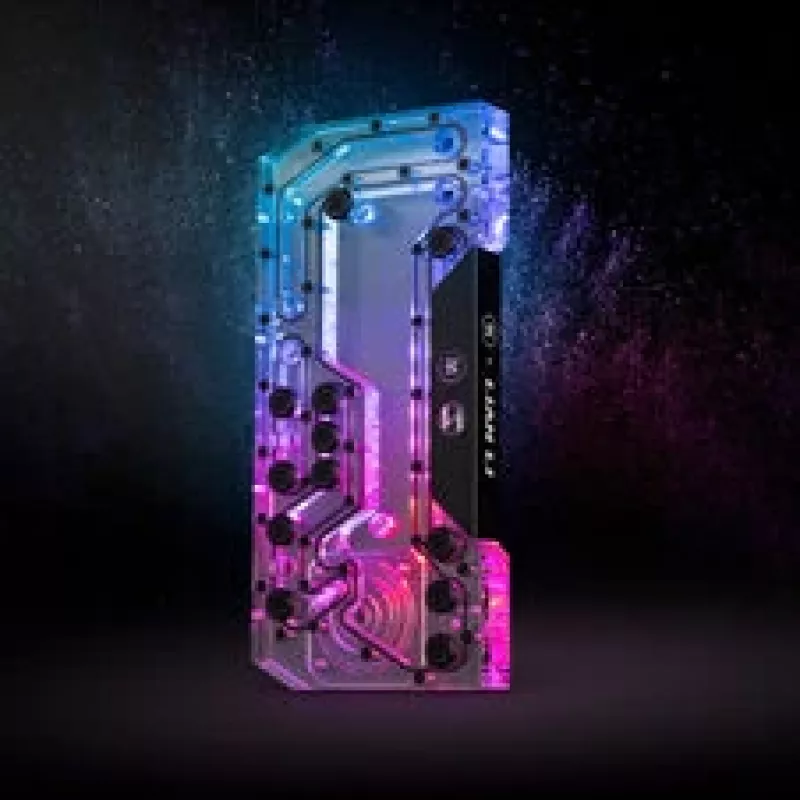 Vandens aušinimo skirstomoji plokštė EK Water Blocks EK-Mana G2 skirta Lian Li PC-O11D EVO (D5 siurblys) 0000012641